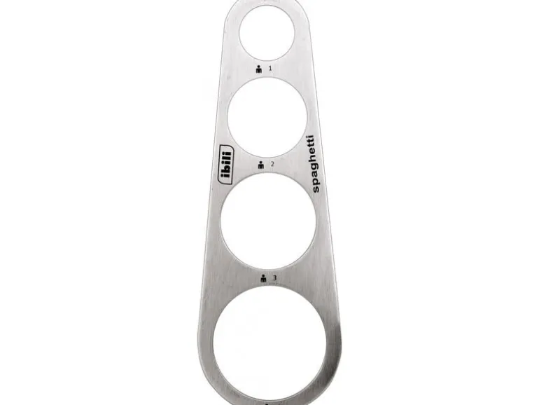 Ibili Nudel- und Spaghettimesser aus Edelstahl 16.5 cm Silber