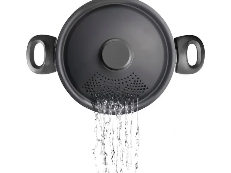 Ibili Spaghettitopf mit Ausgussdeckel 22 cm