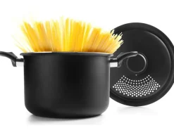 Ibili Spaghettitopf mit Ausgussdeckel 22 cm