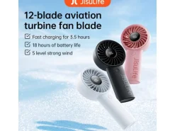 Jisulife Handventilator Fan 4 Grau