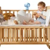 Jisulife Kinderwagen Ventilator Fan 3 Blau