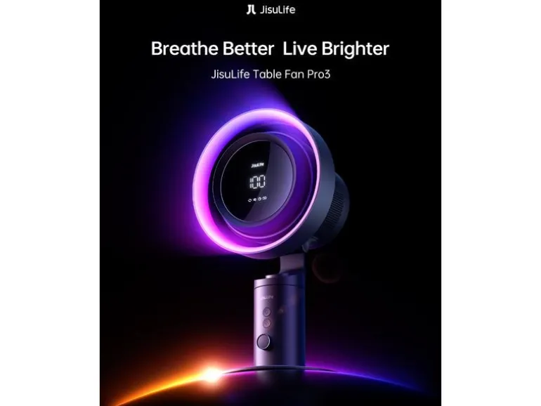 Jisulife Tischventilator Pro3 Dunkelgrau