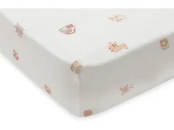 Jollein Fix-Leintuch Animal Friends 60 x 120 cm