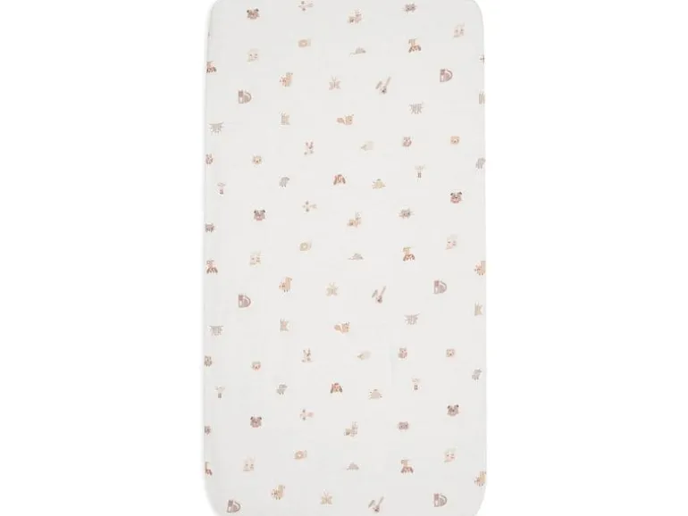 Jollein Fix-Leintuch Animal Friends 40-50 x 80-90 cm