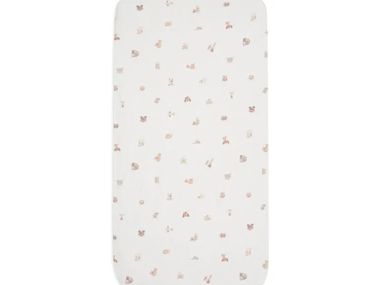 Jollein Fix-Leintuch Animal Friends 40-50 x 80-90 cm