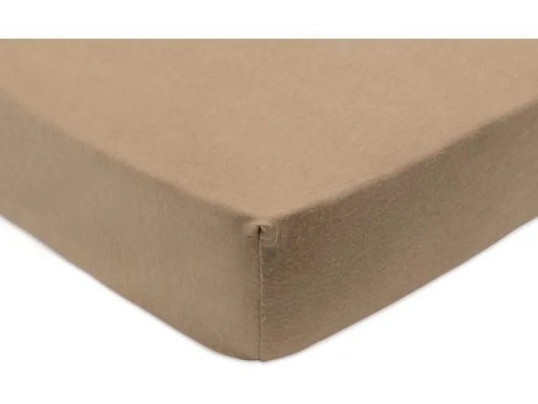 Jollein Fix-Leintuch Jersey 2er, 40/50 x 80/90 cm, Sea Green/Biscuit