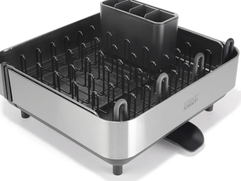 Joseph Joseph Extend Steel Plus Geschirrabtropfständer schwarz Schwarz