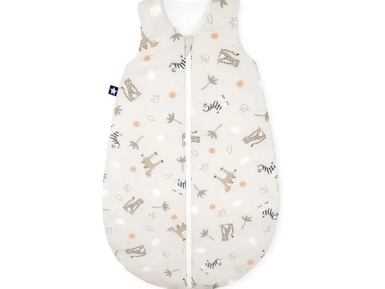 Julius Zöllner Baby-Ganzjahresschlafsack Jersey Savanne Beige Gr. 50/56