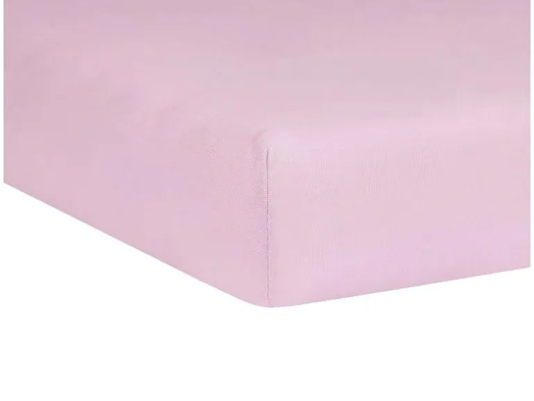 Julius Zöllner Fix-Leintuch Jersey Rosa 70 x 140 cm