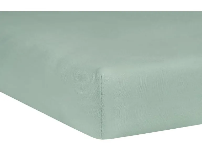 Julius Zöllner Fix-Leintuch Jersey Salbei 90 x 40 cm