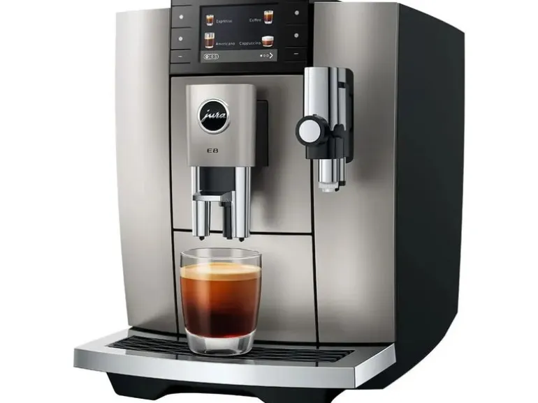 JURA Kaffeevollautomat E8 Midnight Silver Silber matt