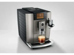 JURA Kaffeevollautomat E8 Midnight Silver Silber matt