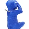 Kare Spardose Monkey Mizaru Blau
