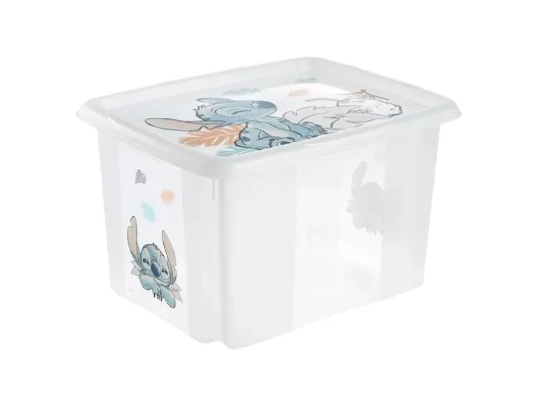 keeeper Karolina Stitch Aufbewahrungsbox Kunststoff 30 L Transparent