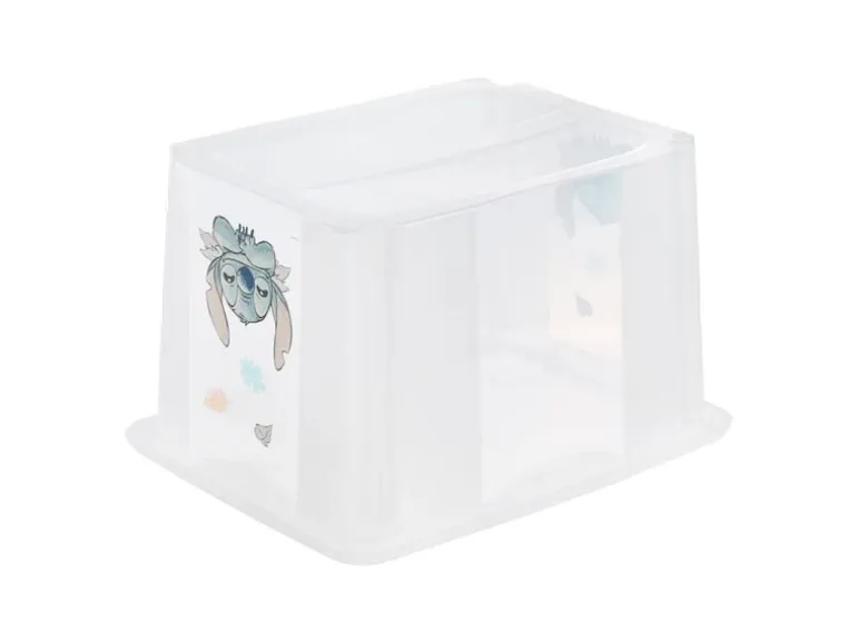 keeeper Karolina Stitch Aufbewahrungsbox Kunststoff 30 L Transparent