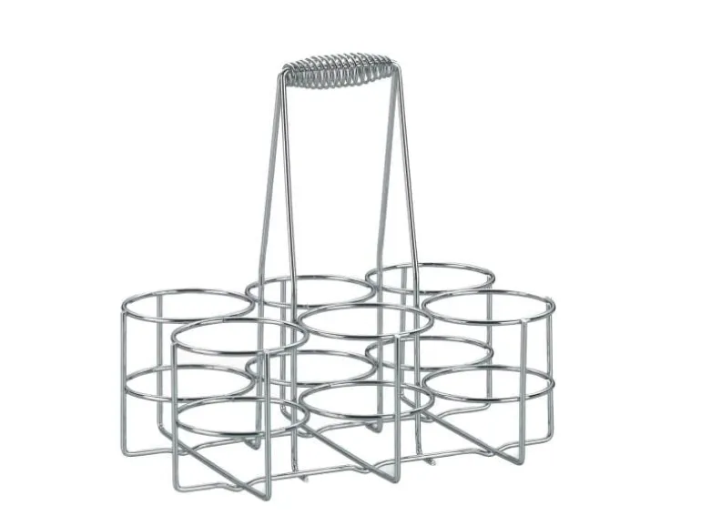 Kela Flaschenträger Loop für 6 Flaschen, Silber