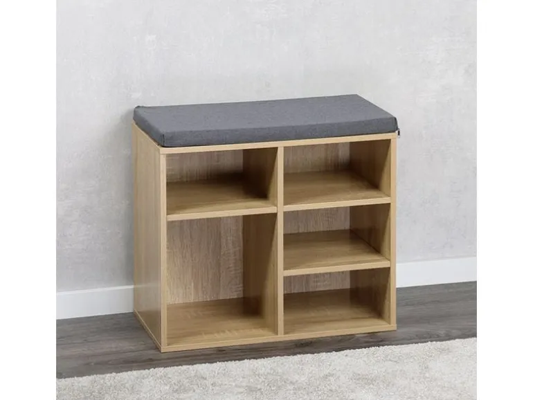 Kesper Annie mit Sitzkissen, Eichedekor, 5 Fächer