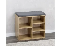 Kesper Annie mit Sitzkissen, Eichedekor, 5 Fächer
