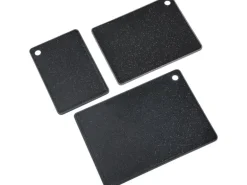Kesper Schneidebrett-Set Kunststoff Schwarz