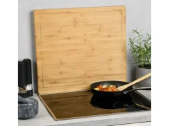 Kesper Schneide- und Abdeckplatte Bambus 56 x 50 x 4 cm