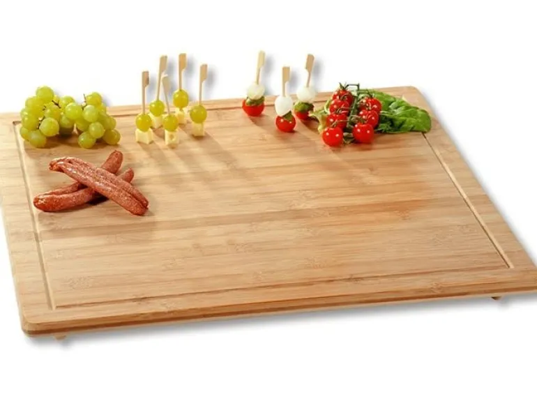 Kesper Schneide- und Abdeckplatte Bambus 56 x 50 x 4 cm