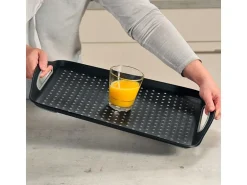 Kesper Serviertablett Schwarz