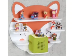 Kesper Étagère Bambus Orange Weiss 45 x 12 x 42 cm