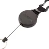 KEY-BAK Ausweishalter KB 488 120 cm, mit Karabiner, Schwarz