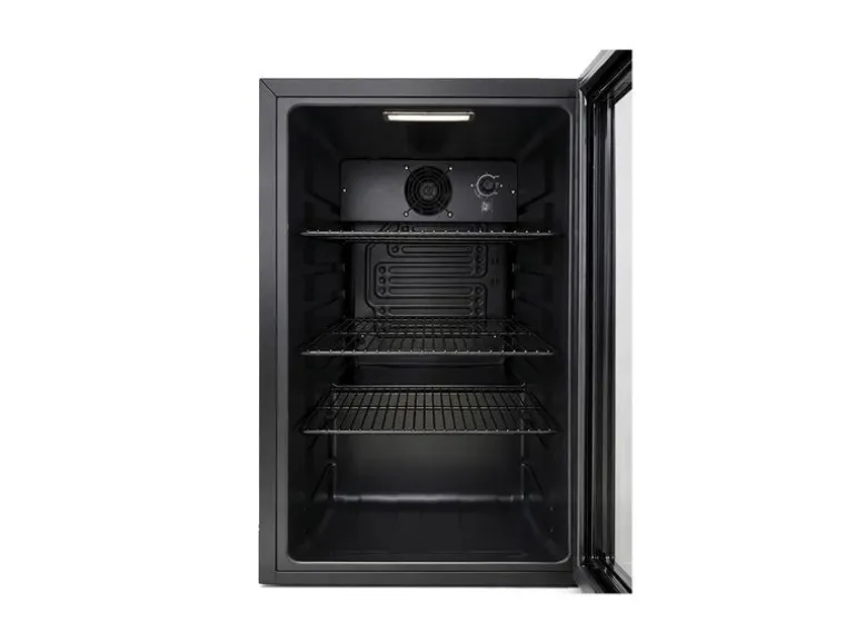 Kibernetik Getränkekühlschrank GK70 69 l, 4 - 12 °C, Glastür, Schwarz