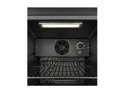 Kibernetik Getränkekühlschrank GK70 69 l, 4 - 12 °C, Glastür, Schwarz
