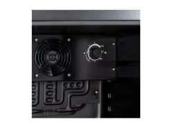 Kibernetik Mini-Gewerbekühlschrank Schwarz, Rechts, Wechselbar