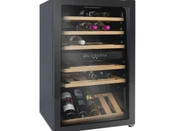 Kibernetik Weinkühlschrank WKH39D Rechts, Schwarz