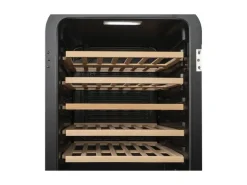Kibernetik Weinkühlschrank WKH49S Rechts, Schwarz