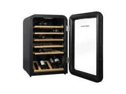 Kibernetik Weinkühlschrank WKH49S Rechts, Schwarz
