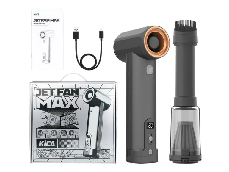 KiCA Jet Fan Max Vacuum Kit Aluminiumlegierung Schwarz Gold