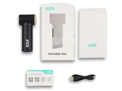 KiCA Jet Fan Mini-Handventilator Schwarz