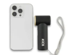 KiCA Jet Fan Mini-Handventilator Schwarz