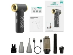 KiCA Jet Fan 2S Vacuum Kit mit Staubsaugadapter Schwarz
