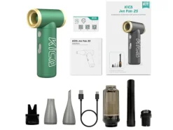 KiCA Jet Fan 2S Vacuum Kit mit Staubsaugadapter Grün