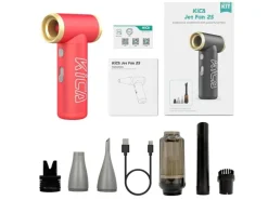 KiCA Jet Fan 2S Vacuum Kit mit Staubsaugadapter Rot