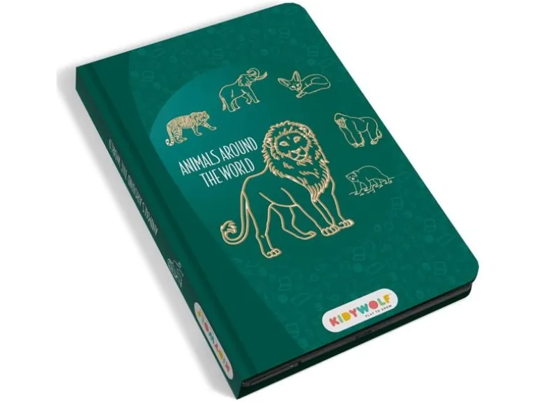 Kidywolf Maltafel Leuchtend mini Wilde Tiere