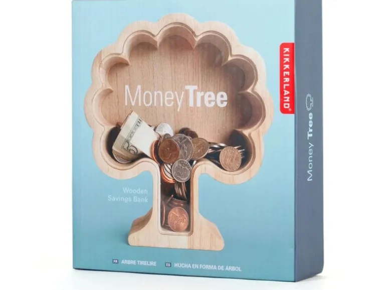 Kikkerland Spardose Money Tree Baum