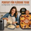 KitchBo Silikonform 20 x 20 x 6.3 cm, Schwarz / Grau