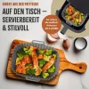 KitchBo Silikonform 20 x 15 x 6.3 cm, Schwarz / Grau