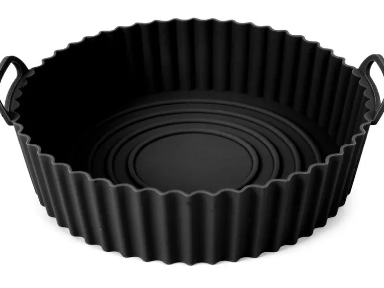 KitchBo Silikonform, 20 x 20 x 6.3 cm, Schwarz / Grau