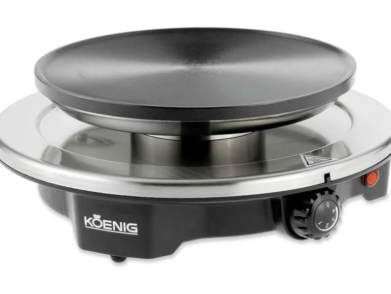Koenig Käsefondue-Set B02179 8 Teile, Anthrazit/Goldgelb