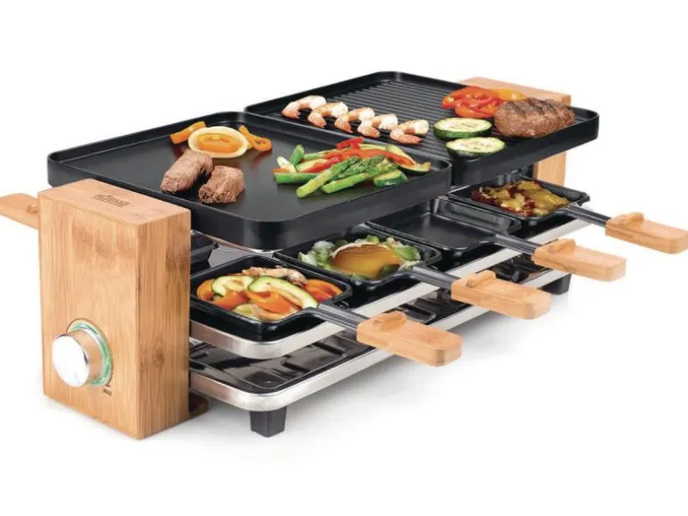 Koenig Racletteofen Bamboo 8 Personen