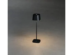 Konstsmide Akku-Tischleuchte Capri Mini USB, 2200-3000K, 2.2 W, Schwarz