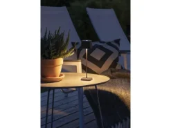 Konstsmide Akku-Tischleuchte Capri Mini USB, 2200-3000K, 2.2 W, Schwarz