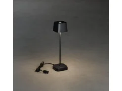 Konstsmide Akku-Tischleuchte Capri Mini USB, 2200-3000K, 2.2 W, Schwarz